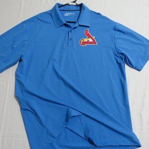 XL Powder Blue Nike Dri-Fit Mens db Poly #639T Polo Shirt